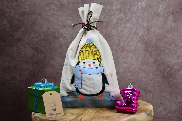 Geschenksäckchen "Pinguin"