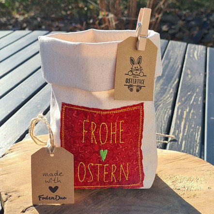 Osterbeutel "Frohe Ostern"